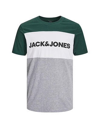 JACK & JONES | T Shirt JJELOGO | grün
