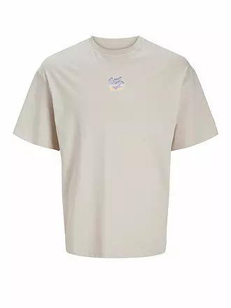 JACK & JONES | T-Shirt JJEAMES | beige