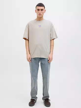 JACK & JONES | T-Shirt JJEAMES | beige