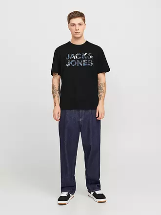 JACK & JONES | T-Shirt JJEBRYAN | schwarz