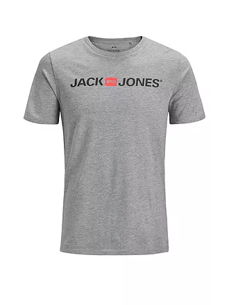 JACK & JONES | T-Shirt JJECORP | grau