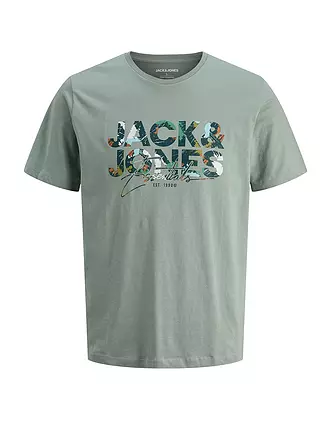 JACK & JONES | T-Shirt JJGEPLAS | hellgrün