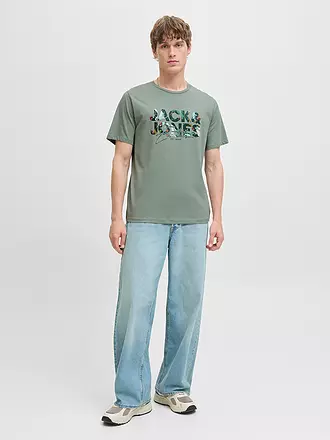 JACK & JONES | T-Shirt JJGEPLAS | hellgrün