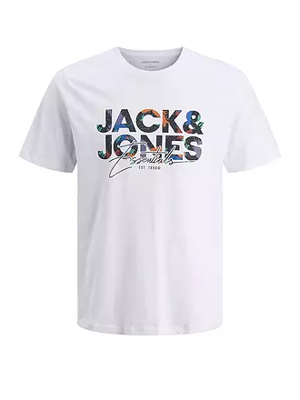 JACK & JONES | T-Shirt JJGEPLAS | weiss