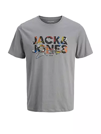 JACK & JONES | T-Shirt JJGEPLAS | grau