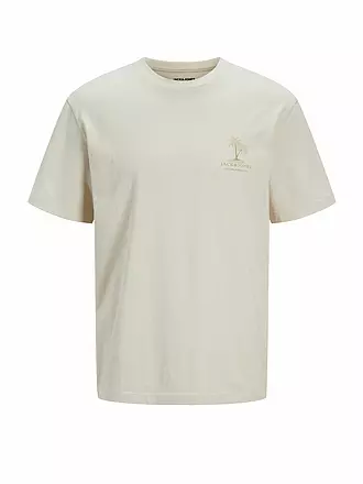 JACK & JONES | T-Shirt JJSUMMER | beige