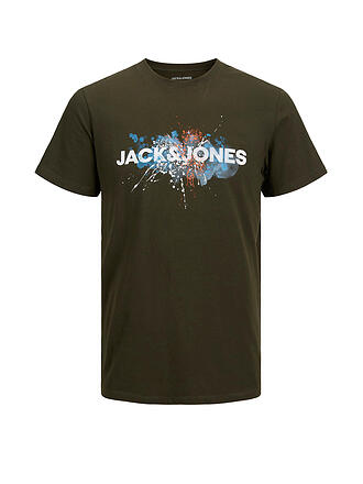 JACK & JONES | T-Shirt JJTEAR | olive