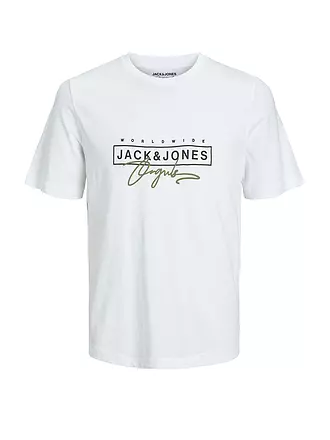 JACK & JONES | T-Shirt JORSPLASH | weiss