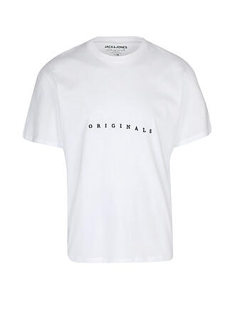 JACK & JONES | T-Shirt Relaxed Fit JORCOPENHAGEN | weiss