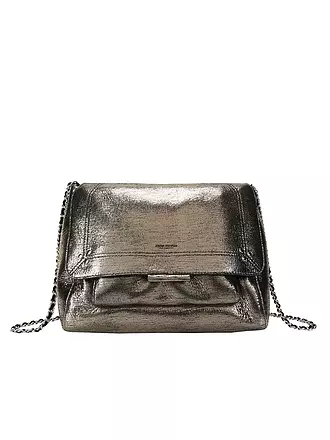 JEROME DREYFUSS | Ledertasche - Umhängetasche LULU L | silber