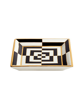 JONATHAN ADLER | Schale OP ART 11,5cm Black / White | schwarz