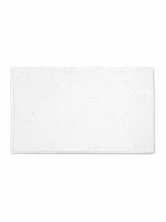 JOOP | Badematte Dash 45x65cm Light Anthrazit | weiss