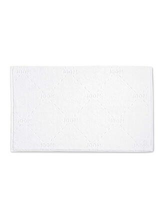 JOOP | Badematte Dash 55x85cm Light Anthrazit | weiss