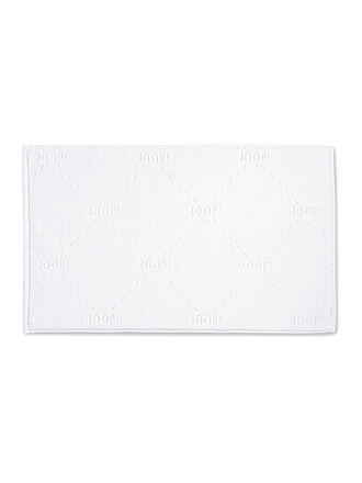 JOOP | Badematte Dash 65x115cm Light Anthrazit | weiss