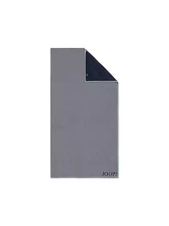 JOOP | Duschtuch Doubleface 80x150cm (Anthrazit) | hellblau