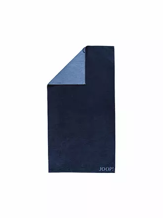 JOOP | Duschtuch Doubleface 80x150cm (Schwarz) | dunkelblau
