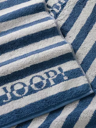 JOOP | Duschtuch SPLIT STRIPES 80x150cm Stein | dunkelblau