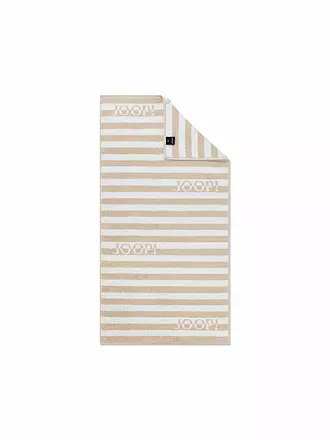 JOOP | Duschtuch SPLIT STRIPES 80x150cm Stein | creme