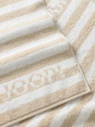 JOOP | Duschtuch SPLIT STRIPES 80x150cm Stein | creme