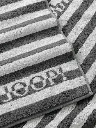 JOOP | Duschtuch SPLIT STRIPES 80x150cm Stein | grau