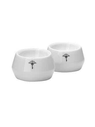 JOOP | Eierbecher 2er Set 3,7x6,1cm Single Cornflower Weiss | weiss