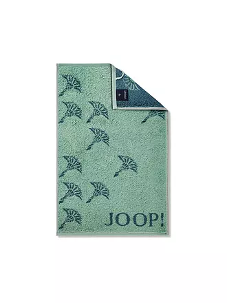 JOOP | Gästetuch 30x50cm MOVE FADED CORNFLOWER Anthrazit | mint