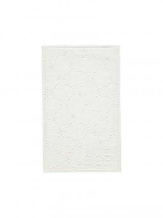 JOOP | Gästetuch Cornflower 30x50cm  Anthrazit | weiss