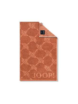 JOOP | Gästetuch Cornflower 30x50cm Graphit | orange