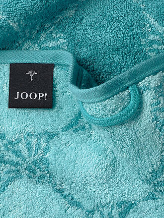 JOOP | Gästetuch Cornflower 30x50cm Türkis | orange