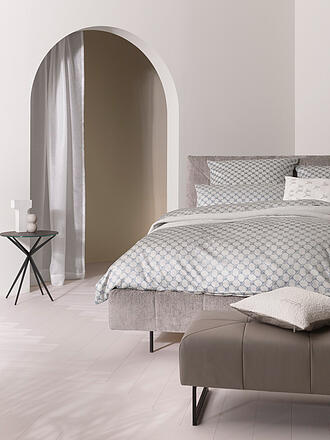 JOOP | Satin Bettwäsche 140x200cm CORNFLOWER GLEAM  Stone | mint