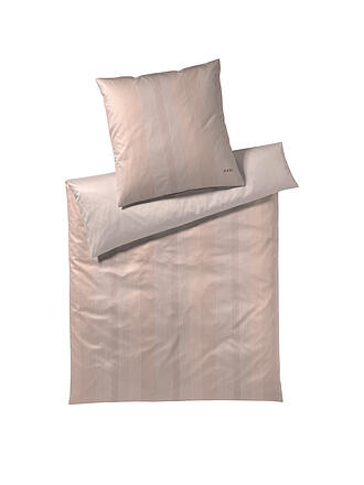 JOOP | Satin Bettwäsche 140x200cm GROOVE Rose | orange