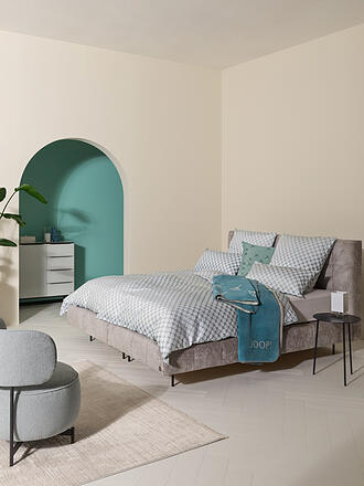 JOOP | Satin Bettwäsche 140x220cm CORNFLOWER GLEAM  Stone | mint