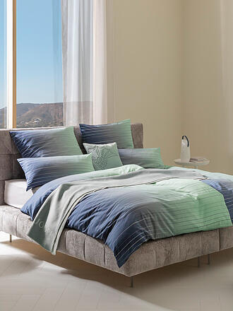 JOOP | Satin Bettwäsche 140x220cm MOVE Stone | mint