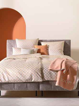 JOOP | Satin Bettwäsche 200x200cm CORNFLOWER GLEAM  Stone | rosa