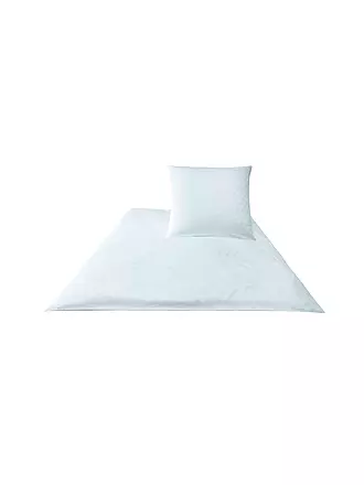 JOOP | Satin Bettwäsche Cornflower 70x90cm / 140x200cm Natur | weiss