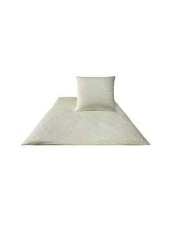 JOOP | Satin Bettwäsche Cornflower 70x90cm / 140x220cm Silber | creme