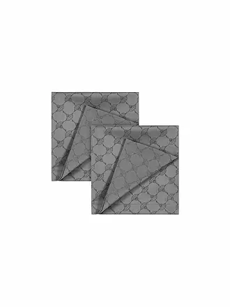 JOOP | Servietten 2er Set Cornflower 50x50cm Platin | beige