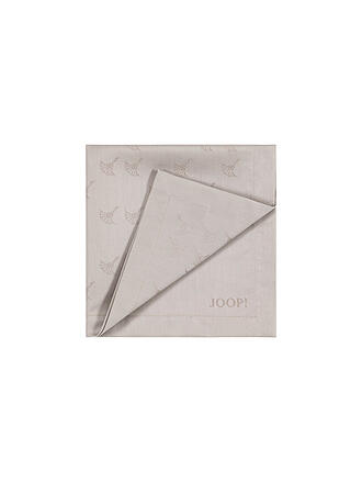 JOOP | Servietten 2er Set Faded Cornflower 50x50cm Platin | beige