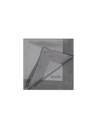 JOOP | Servietten 2er Set Signature 50x50cm Platin | grau