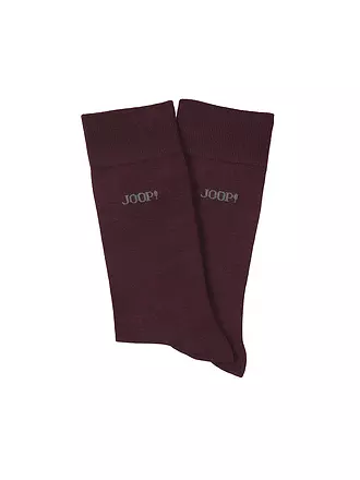 JOOP | Socken 2er Pkg. sand melange | dunkelrot
