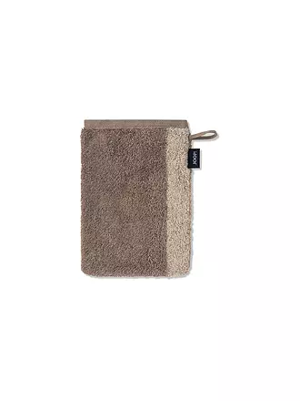 JOOP | Waschhandschuh 16x22cm Tone Double Sand | hellgrau