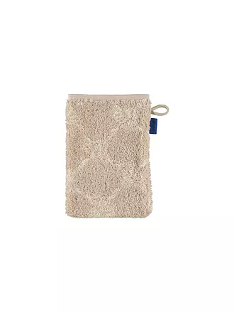 JOOP | Waschhandschuh Cornflower 16x22cm  Anthrazit | beige