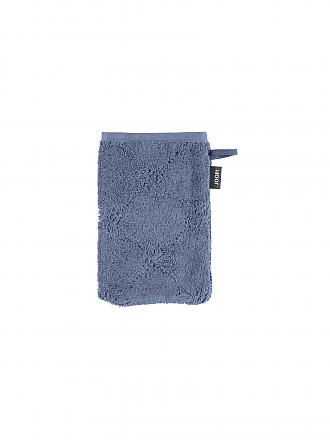 JOOP | Waschhandschuh Cornflower 16x22cm  Granat | dunkelblau