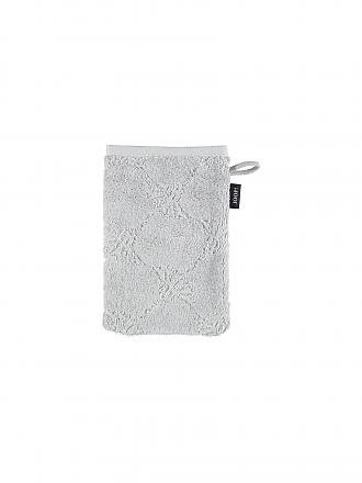 JOOP | Waschhandschuh Cornflower 16x22cm  Granat | silber