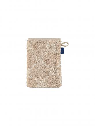 JOOP | Waschhandschuh Cornflower 16x22cm Graphit | beige