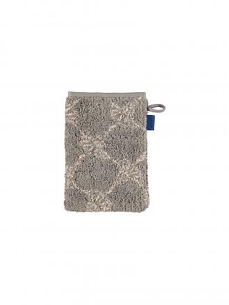 JOOP | Waschhandschuh Cornflower 16x22cm Graphit | orange