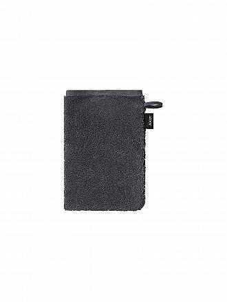 JOOP | Waschhandschuh Doubleface 16x22cm Anthrazit | orange
