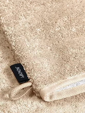 JOOP | Waschhandschuh SPLIT DOUBLEFACE 16x22cm Natur | hellgrün