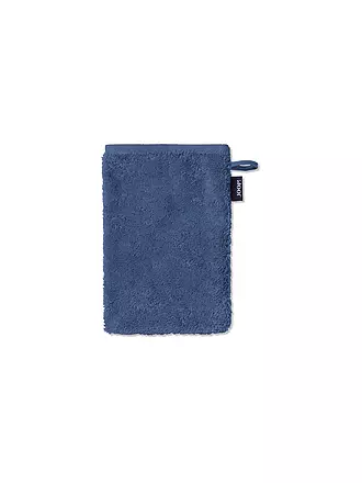 JOOP | Waschhandschuh SPLIT DOUBLEFACE 16x22cm Stein | dunkelblau