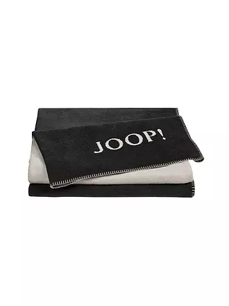 JOOP | Wohndecke "Uni Doubleface" 150x200cm (Anthrazit-Ash) | 
